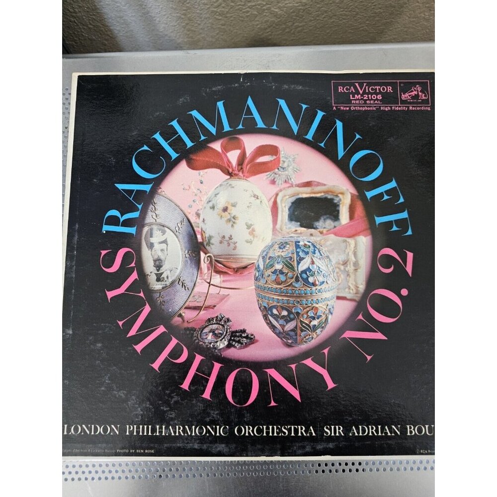 Rachmaninoff Symphony No. 2 LP Vinyl Record